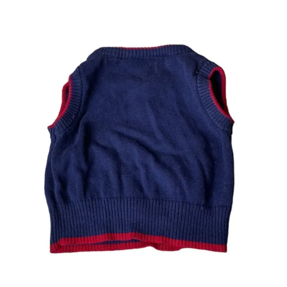 5 for $25🔥Matt’s Scooter Baby Santa Sweater Vest‎ 0-3 Months